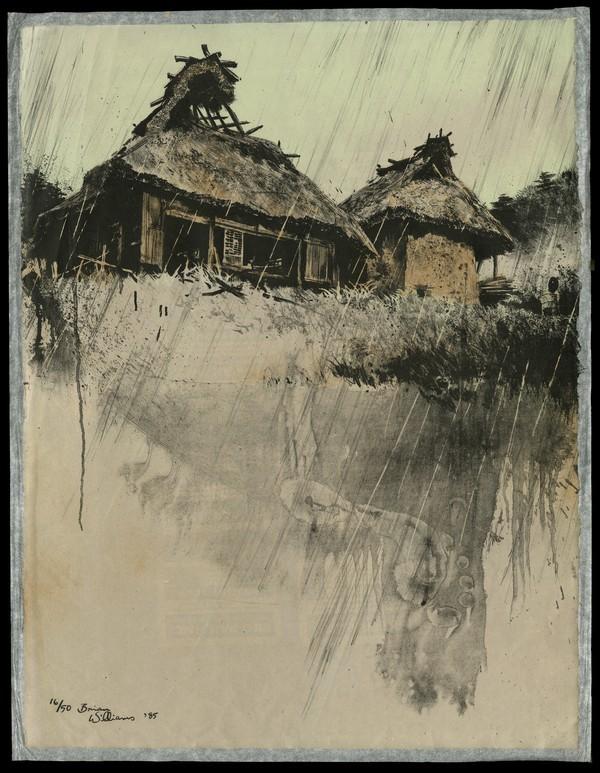 Brian Williams Lithograph: Title: Evening Rain Artist: Williams, Brian, b.1950Edition: 16/50Date: 1985Mediu