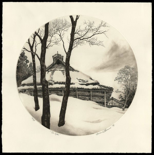 Brian Williams Woodblock: Title: Ne Yuki Artist: Williams, Brian, b.1950Edition: 7/50Date: 1999Medium: