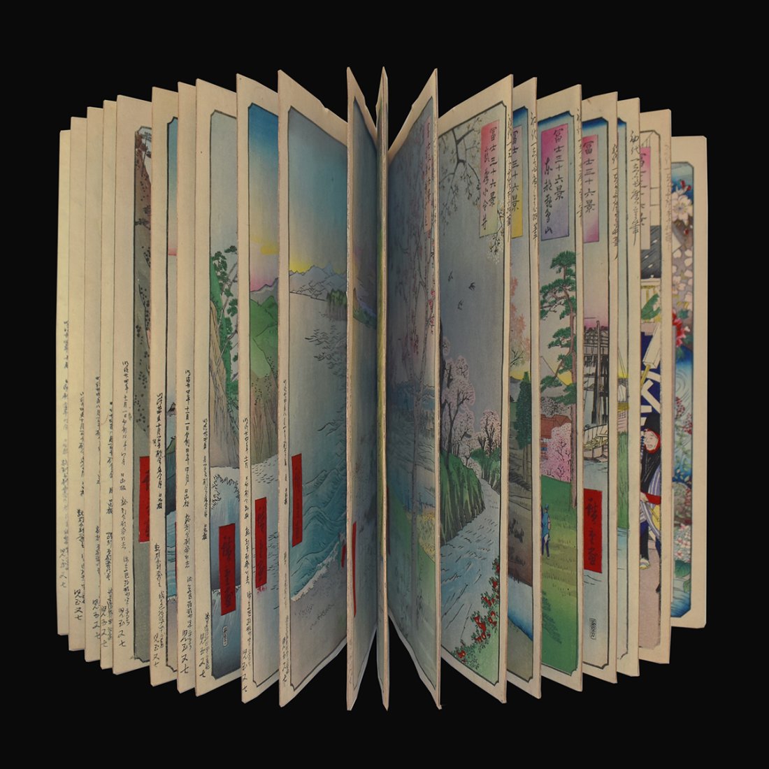 Hiroshige Woodblock -Album with Two Complete Series (1 of 14)