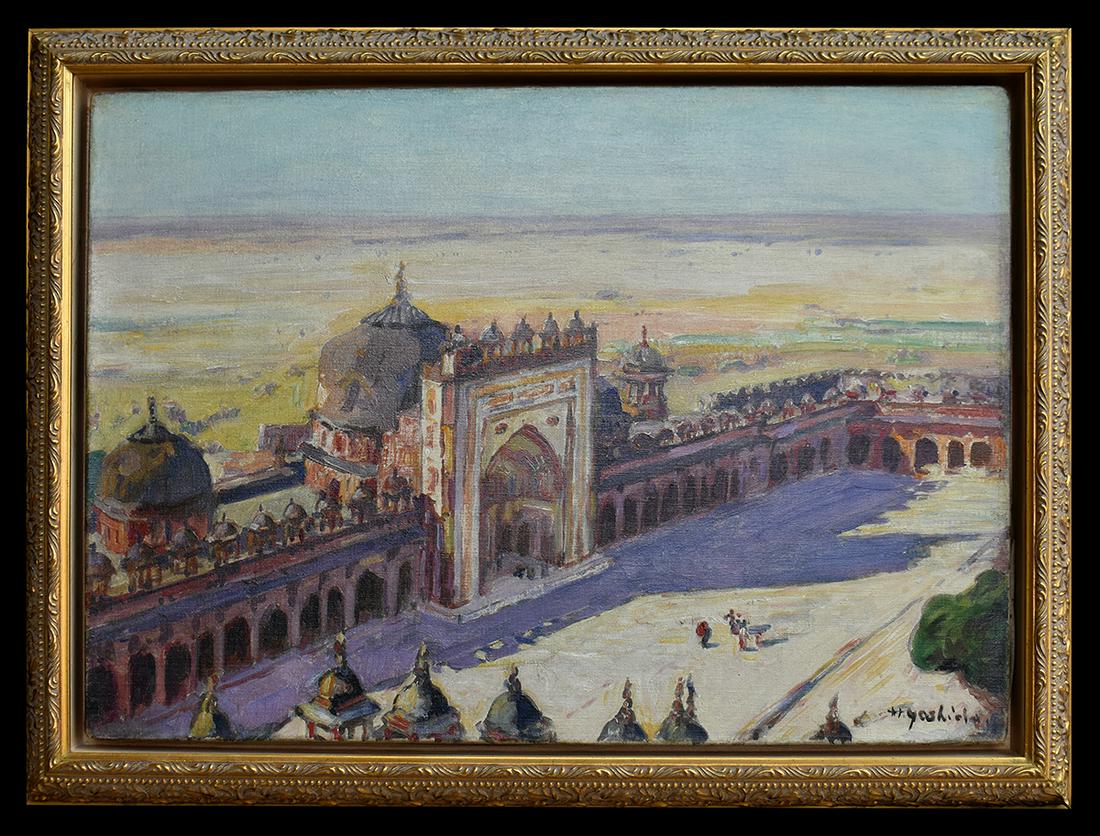 Yoshida Oil On Canvas - Fatehpur Sikri India (1 of 2)