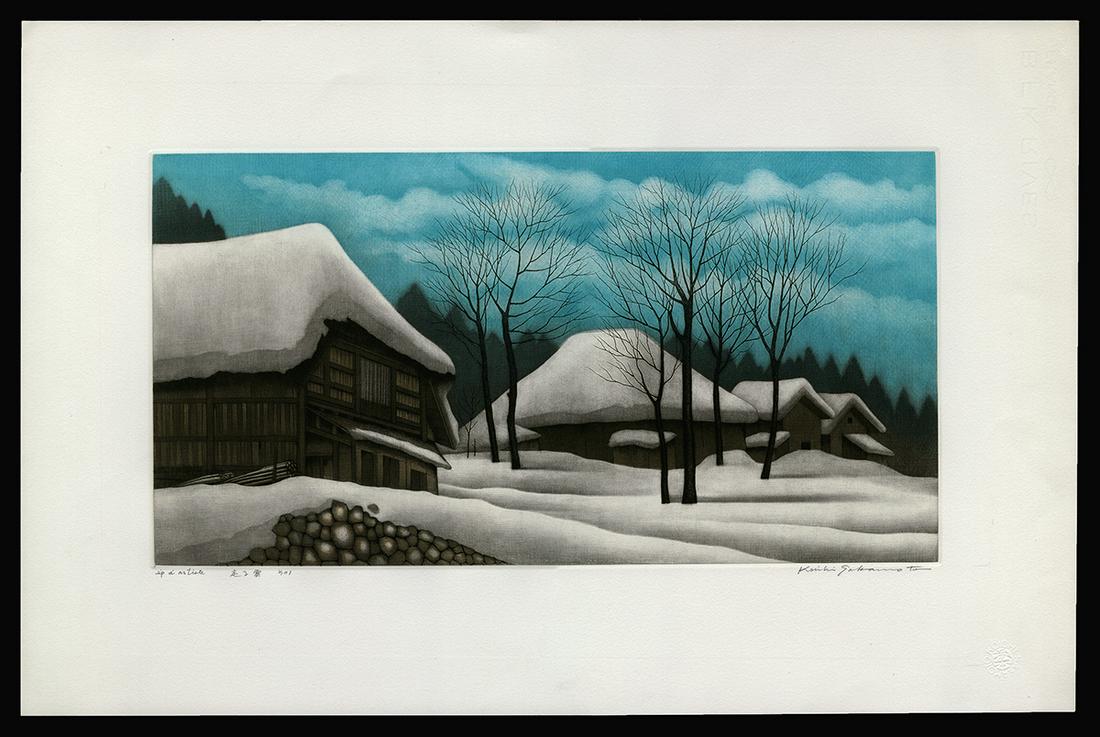 Koichi Sakamoto Etching - Running Clouds, Part I (1 of 2)