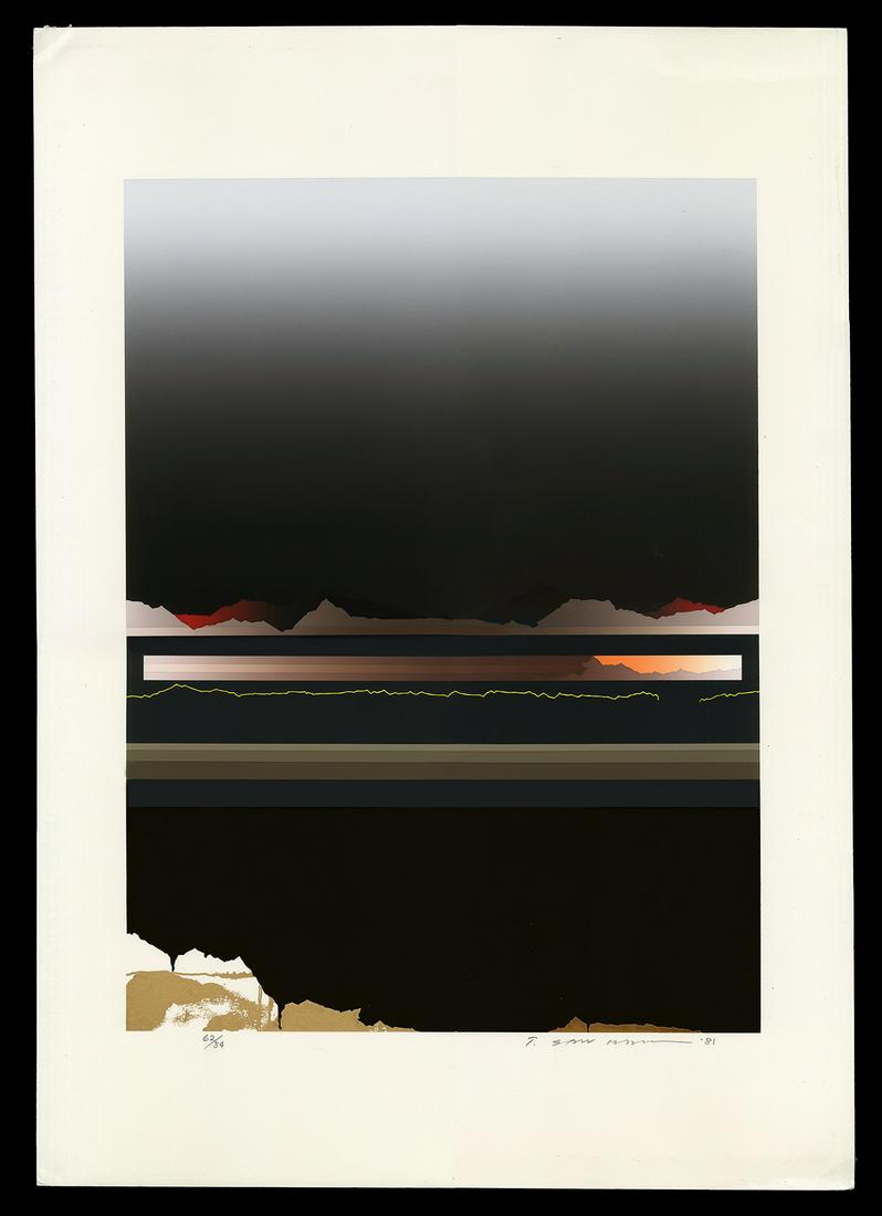 Tetsuro Sawada Silkscreen - Untitled (1 of 2)