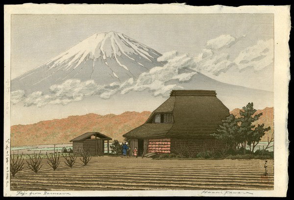 Kawase Hasui Woodblock: Title: Mount Fuji, Narusawa Artist: Hasui, Kawase, 1883-1957 Date: 1936 Medium: woodblock