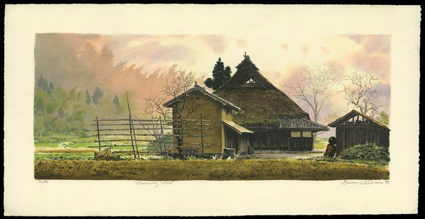Brian Williams Lithograph: Title: "Morning Mist" Artist: Williams, Brian, b.1950Edition: 56/80Date: 1998Med