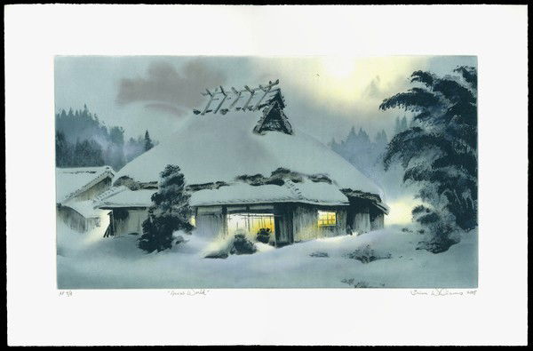 Brian Williams Lithograph: Title: Snow World Artist: Williams, Brian, b.1950Edition: A.P. 4/8Date: 2005Medi