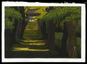 Masao Ido Woodblock - Jakoin Temple