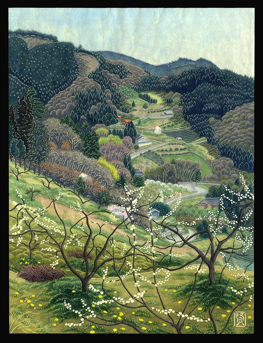 K. Ogasawara Stencil - Ashigakubo Orchard Village (1 of 2)