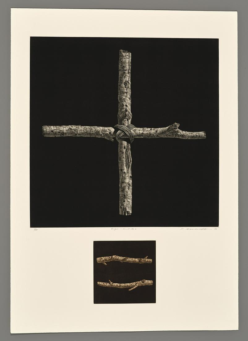 Katsunori Hamanishi Mezzotint - Origin - Work No. 2 (1 of 2)