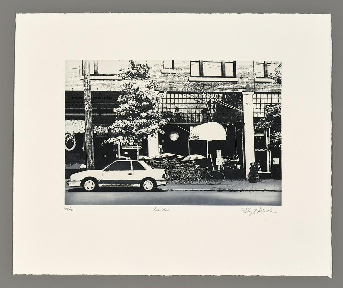 Shigeki Kuroda Etching - Tea Time (1 of 2)