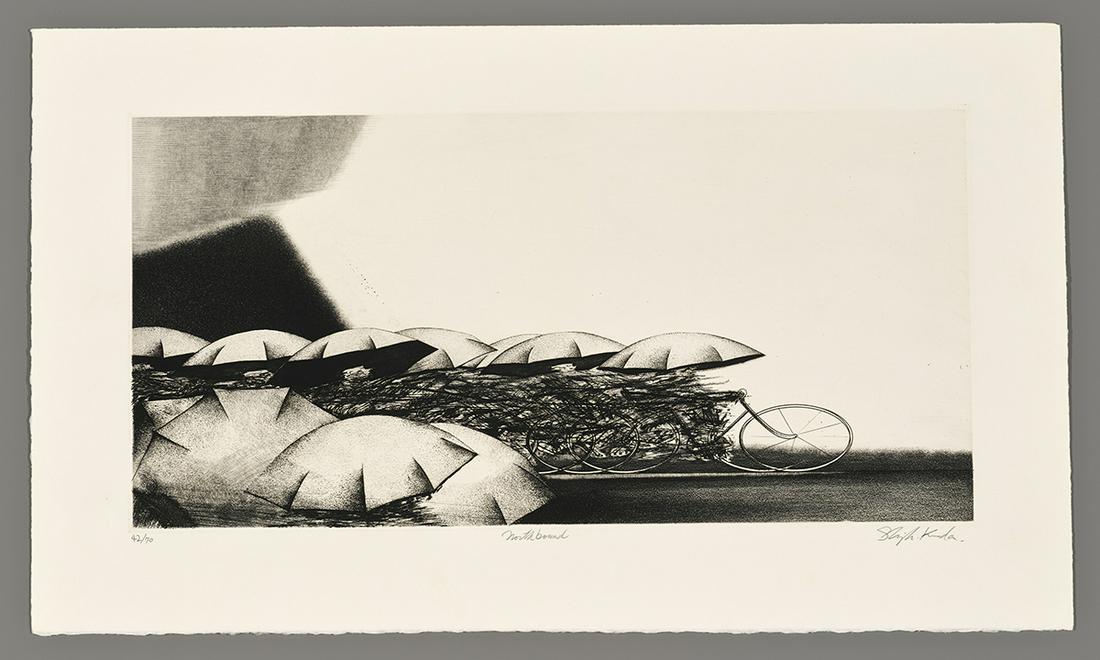 Shigeki Kuroda Etching - North Bound (1 of 2)