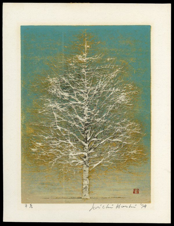 Joichi Hoshi Woodblock: Title: Spring Artist: Hoshi, Joichi, 1913-1979 Edition: Unlimited Edition Date: 1974 Medium: woodblock