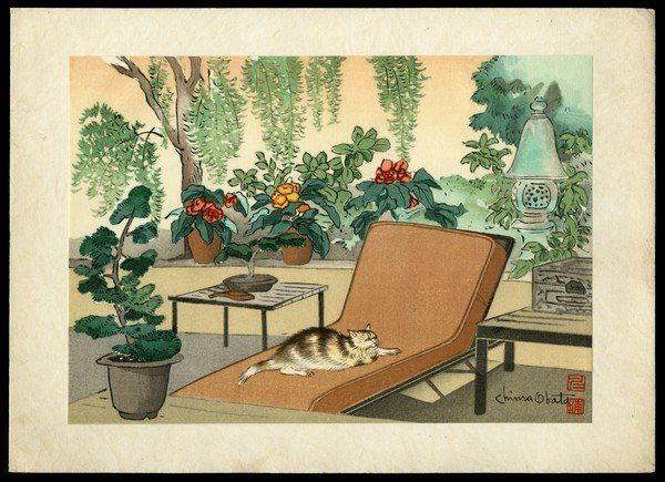 Chiura Obata Woodblock: Title: Daikan Artist: Obata, Chiura, 1885-1975Series: No. 4Date: 20th centuryMedium: woodblock