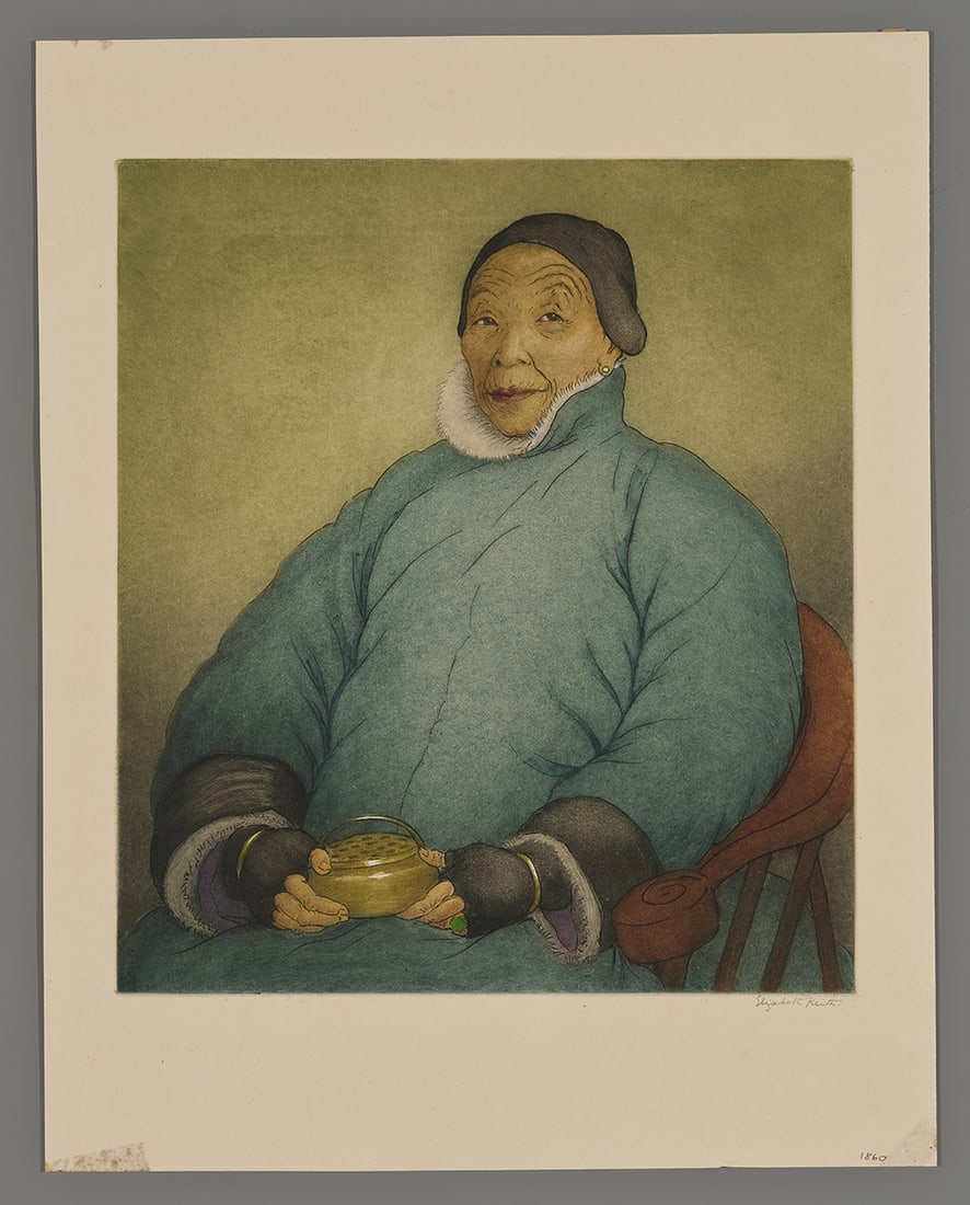 Elizabeth Keith Etching - Chinese Matriarch (1 of 2)