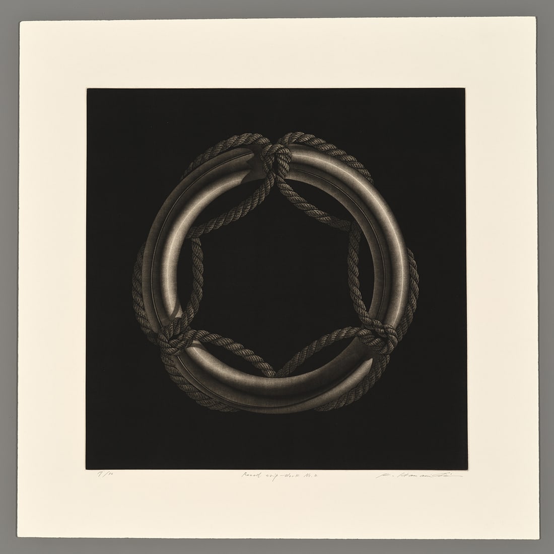 Hamanishi Mezzotint - Round Trip - Work No. 2 (1 of 2)