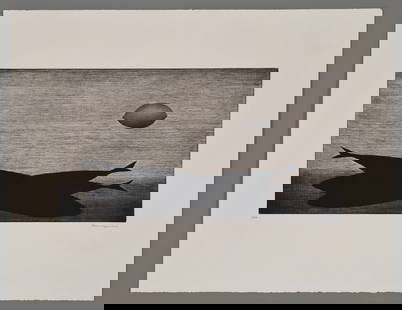 Yozo Hamaguchi Mezzotint - Lemon and Fish: Artist: Hamaguchi, Yozo, 1909-2000 Title: Lemon and Fish Edition: 5/50 Date: 1958 Medium: mezzotint Image Size: 10 1/2 x 19 1/4 inches Illustrated: Hamag