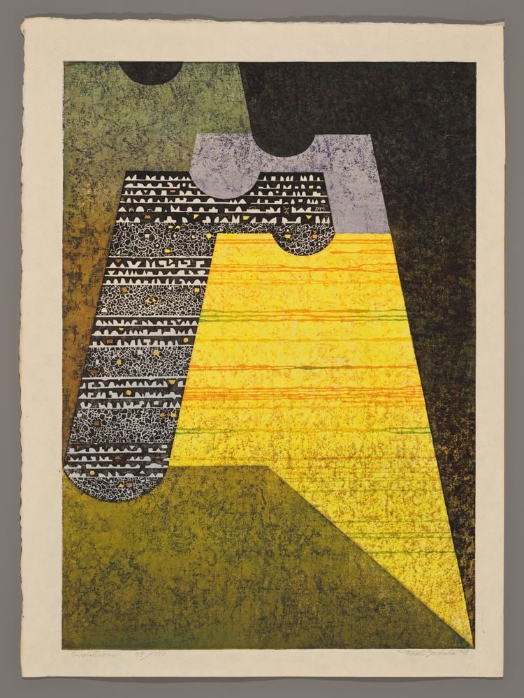 Toshi Yoshida Woodblock - Evolution (1 of 2)