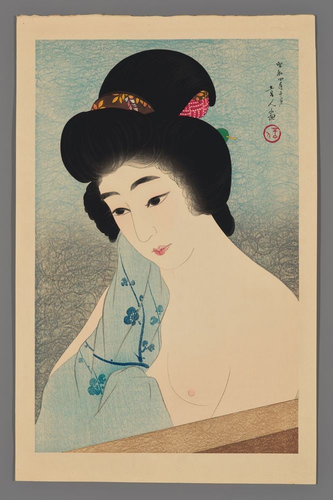 Torii Kotondo Woodblock - Steam (1 of 2)