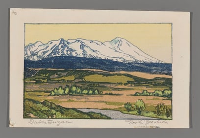 Toshi Yoshida Woodblock - Daisetsuzan