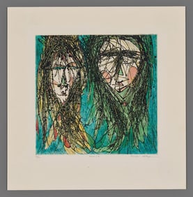 Eiichi Shibuya Etching - Woman of the Orient