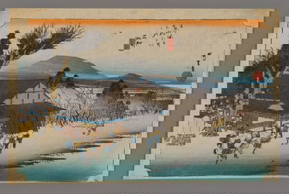 Ando Hiroshige Woodblock - Ishibe