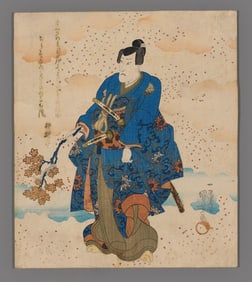 Utagawa Kuniyoshi Woodblock - Onoe Kikugoro III