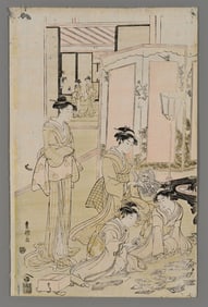 Toyokuni I Woodblock -Dream of a Mouse Wedding