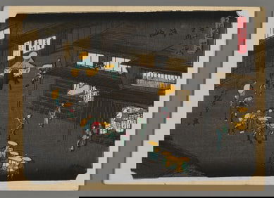 Ando Hiroshige Woodblock - Goyu