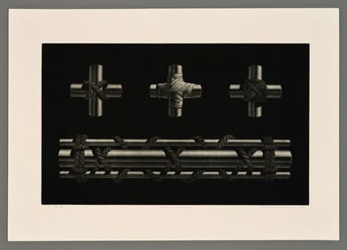 Hamanishi Mezzotint - Opposition - Work No. 13