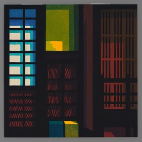 Karhu Woodblock - Sheet from the Synchromy Suite