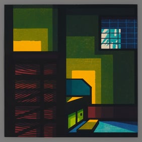 Karhu Woodblock - Sheet from the Synchromy Suite