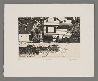 Shigeki Kuroda Etching - Green Glass