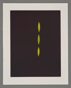 Yozo Hamaguchi Color Mezzotint - Green Poplars