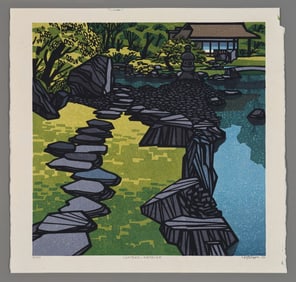 Clifton Karhu Woodblock - Lantern - Katsura