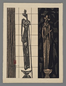Kiyoshi Saito Woodblock - Buddha (6)