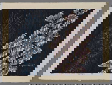 Kiyoshi Saito Woodblock - Dream (B)