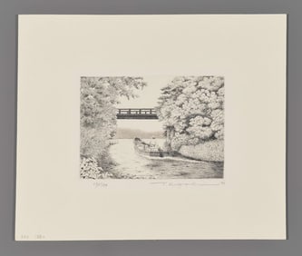 Ryohei Tanaka Etching And Aquatint - Toward the Lake