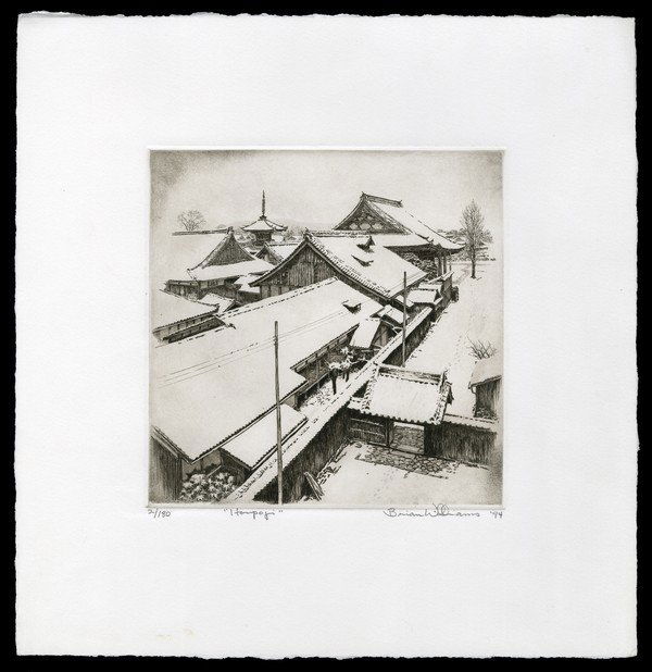 Brian Williams Etching: Title: Hanpoji Artist: Williams, Brian, b.1950Edition: 2/180Date: 1994Medium: