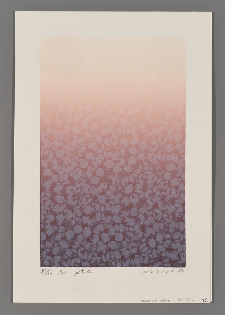 Kasai Masahiro Silkscreen - Les Petales (1 of 2)