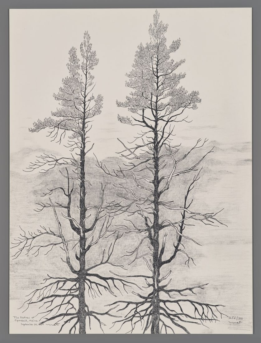 Tsuyoshi ""Mat"" Matsumoto Inkjet Print - Two Natives of Oqunquit (1 of 2)
