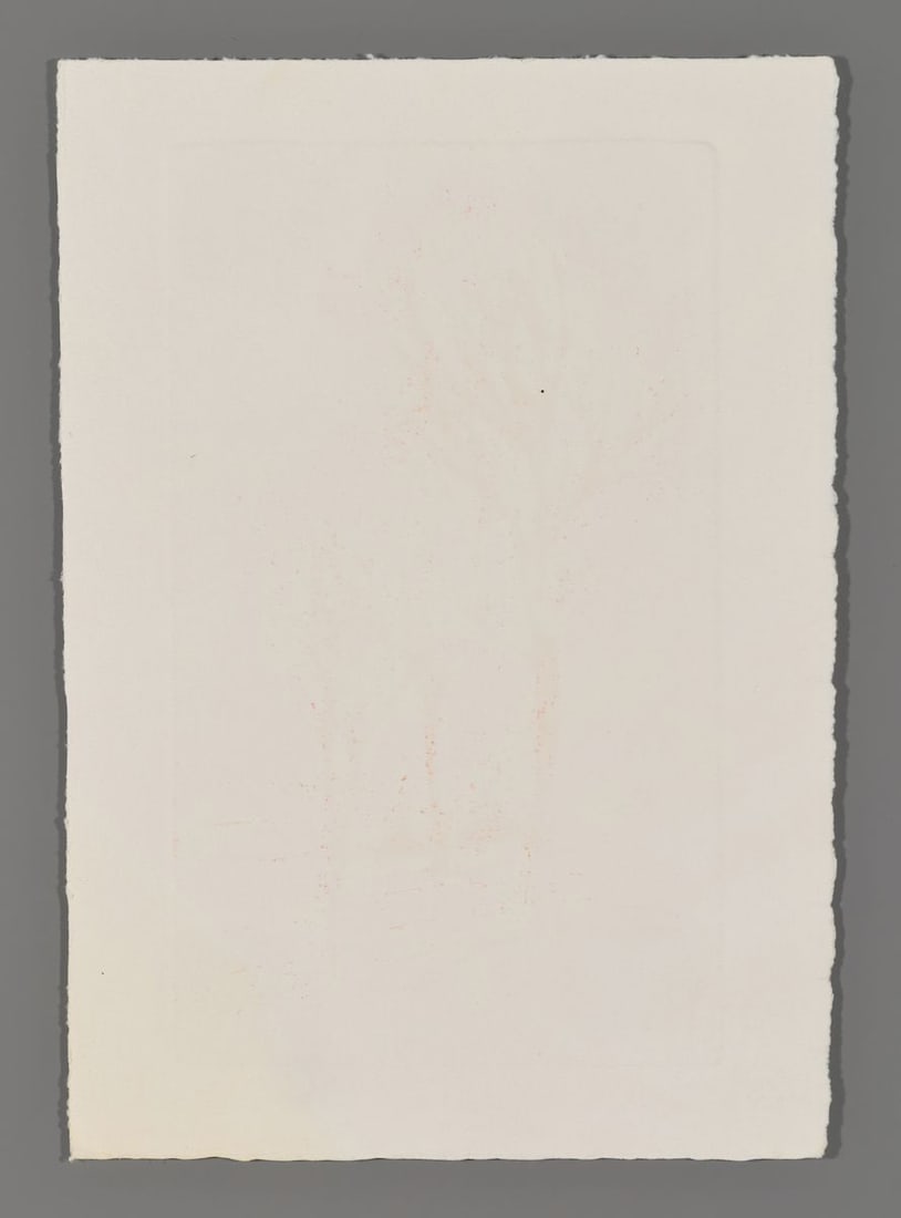 Kenji Ushiku Etching - Trees - 2