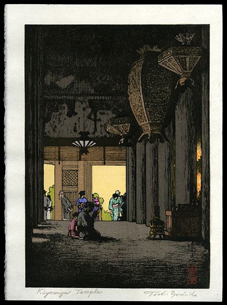 Toshi Yoshida Woodblock: Title: Kiyomizu Temple Artist: Yoshida, Toshi, 1911-1995Date: 1995Medium: woodblock