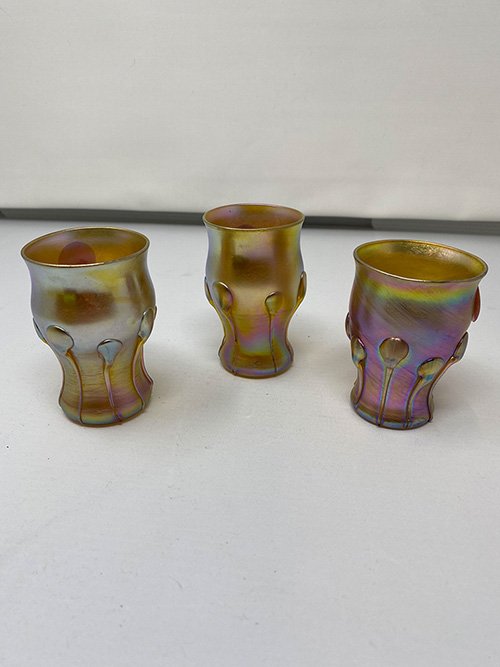 3 Tiffany Cordials/Cabinet Vases (1 of 8)
