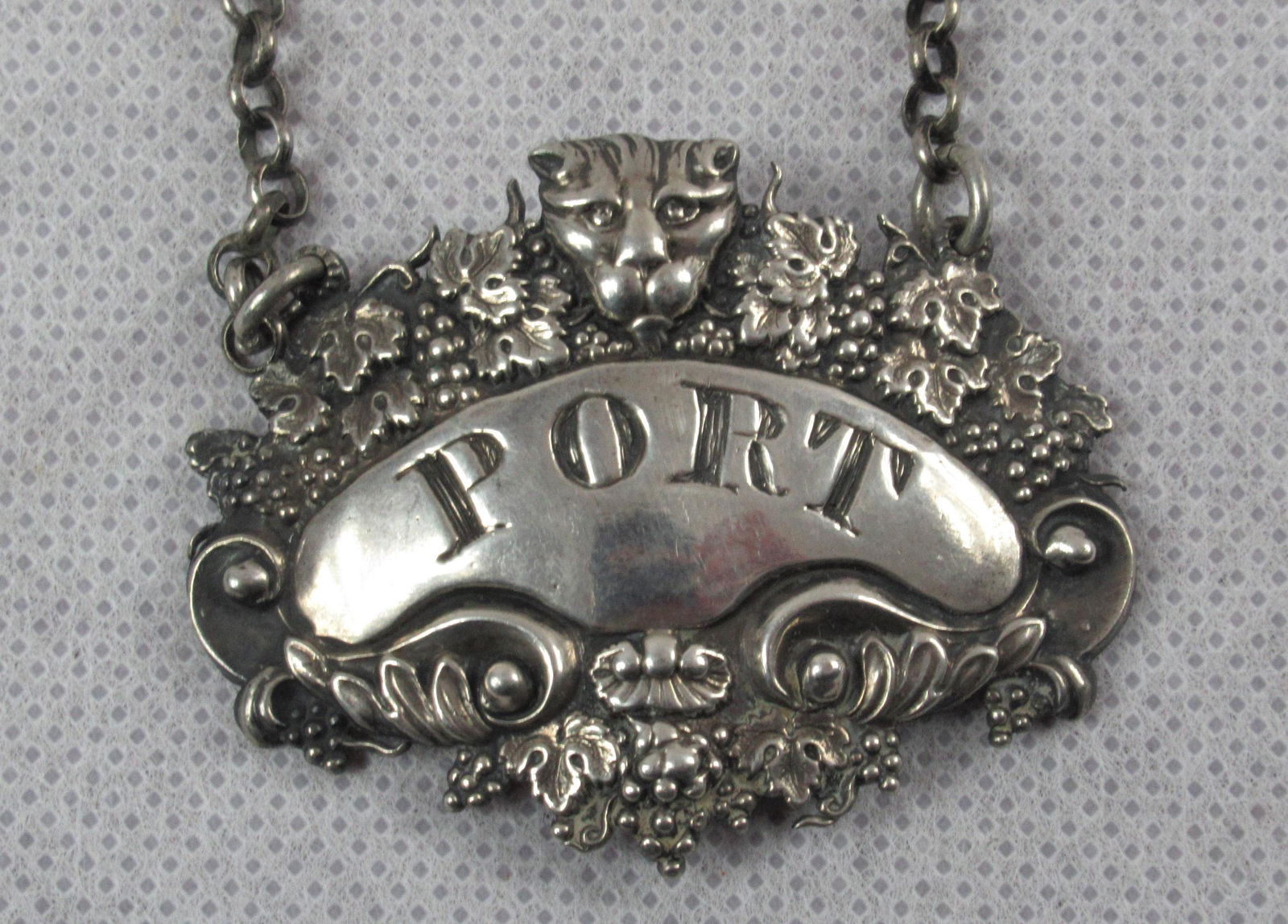 Good Georgian Silver Decanter Label (1 of 2)