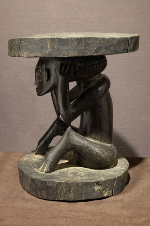 Chokwe Stool with Seated Figure
Prov: Donald Taitt