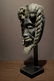 Dark Ibo mask with three miniatures on top - 2
