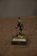 Ashanti goldweight man holding some wood and two pots - 5