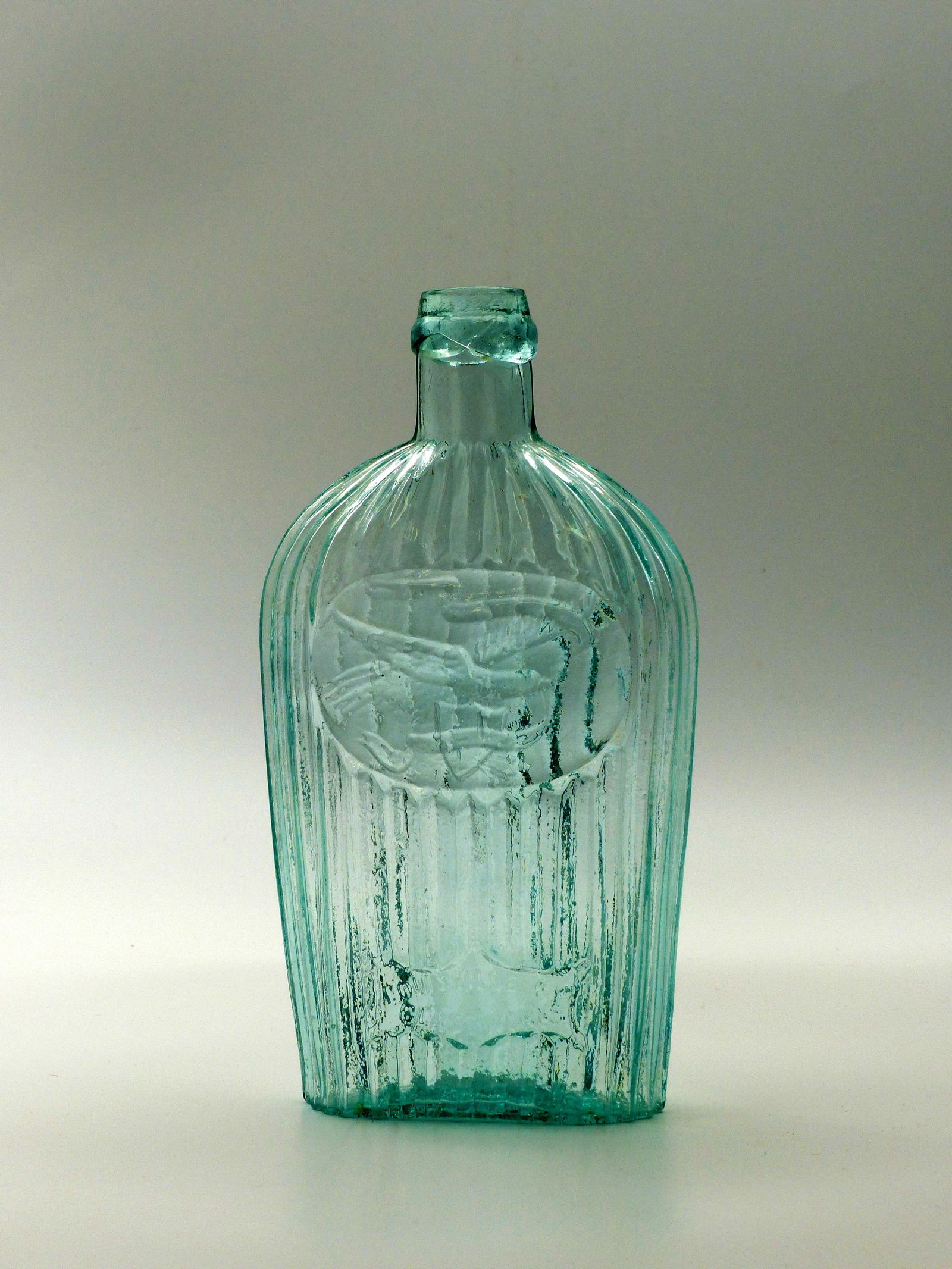 Flying Eagle, Louisville Ky. Glass Works Flask (1 of 8)