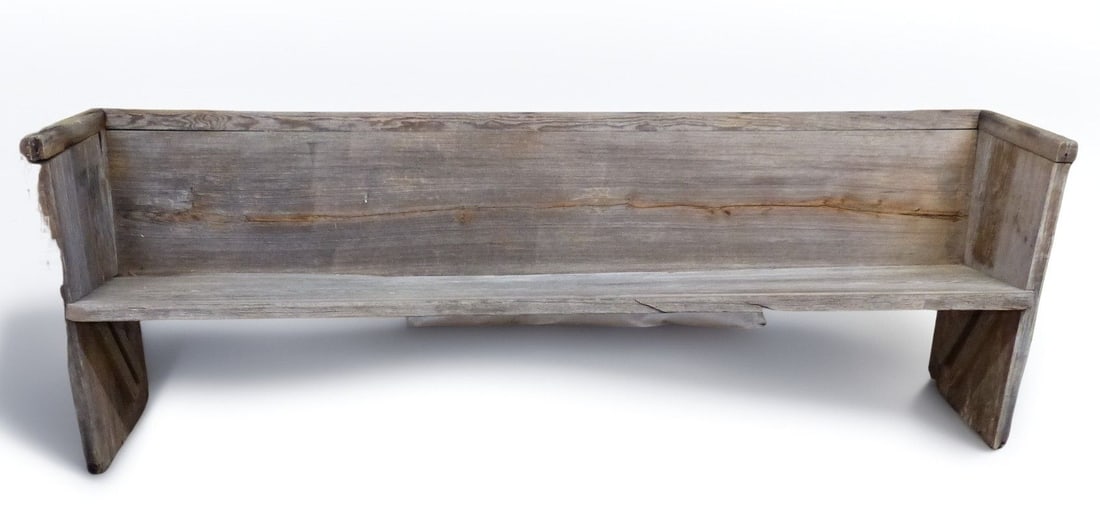 Early Pine Church Pew (1 of 9)