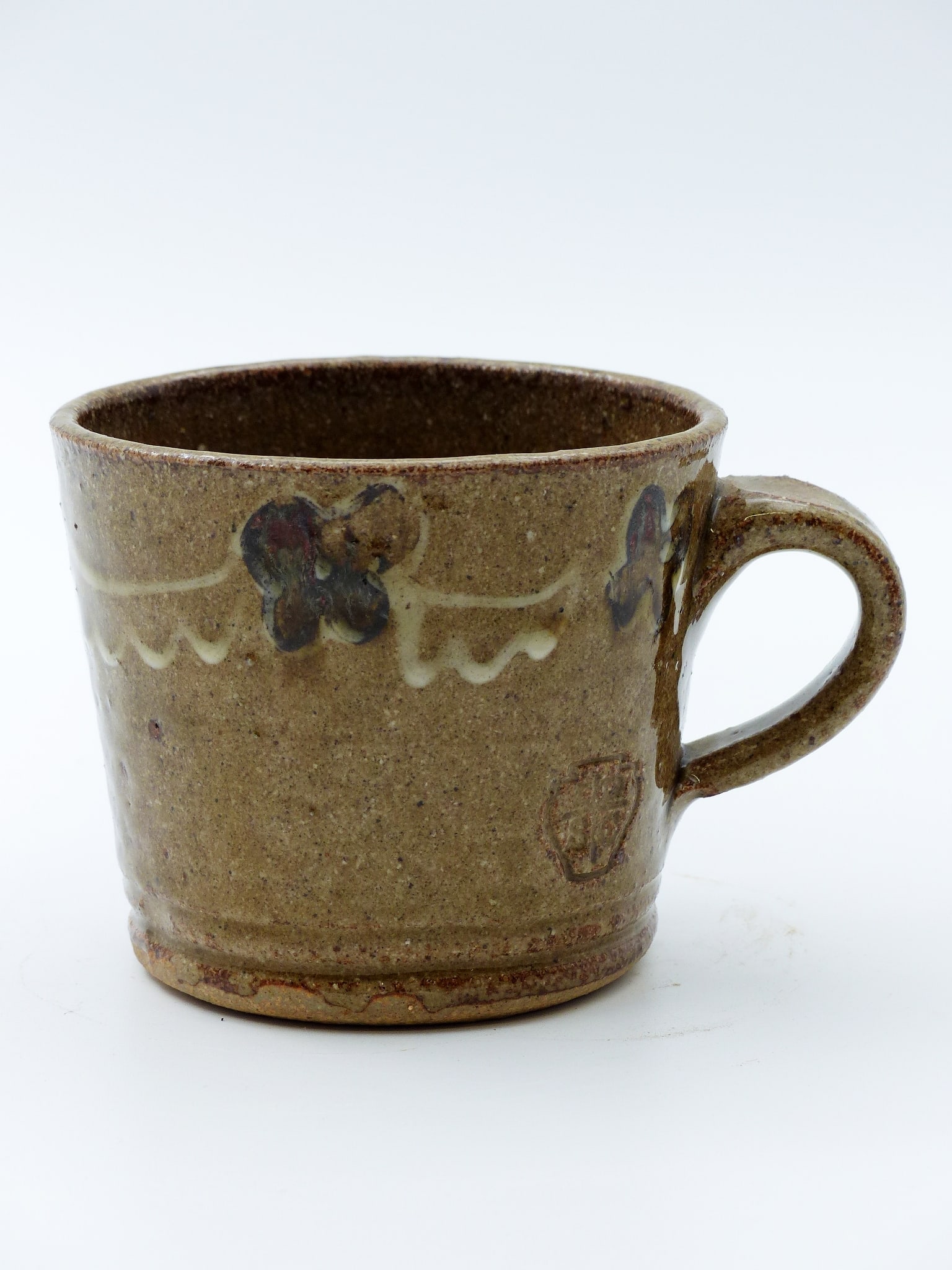 Edgefield 2 Color Decorated Mug: Edgefield 2 Color Decorated Mug -Stamped, no signature ; Condition: Mint ; 3.125"H