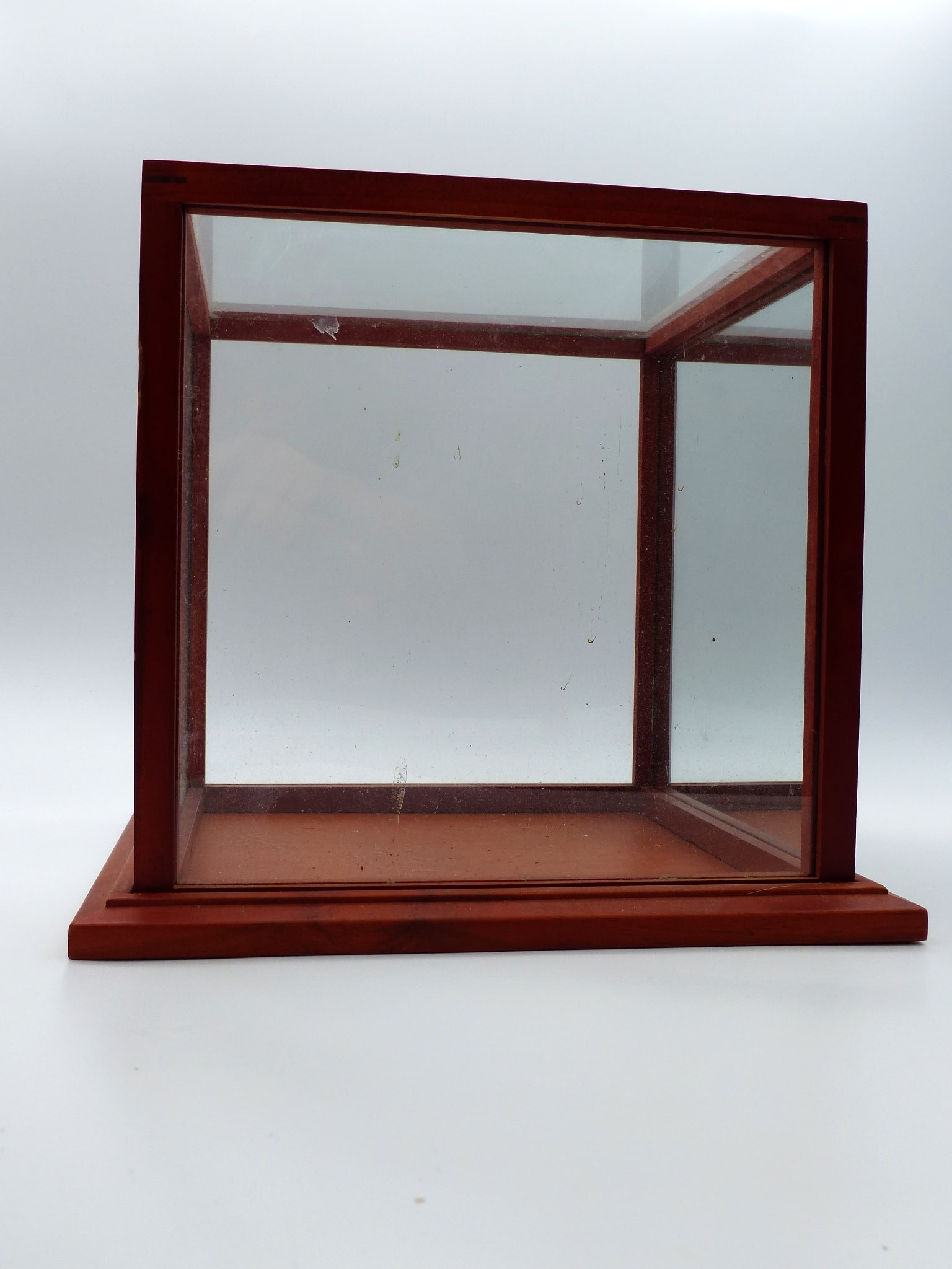 Small Glass Display Mirror: Small Glass Display Mirror -Condition: Excellent ; 11"W x12"L